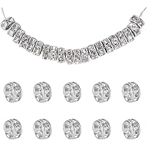 Amazon.co.jp: PandaHall Elite 約20個/セット 8x4mm 平型